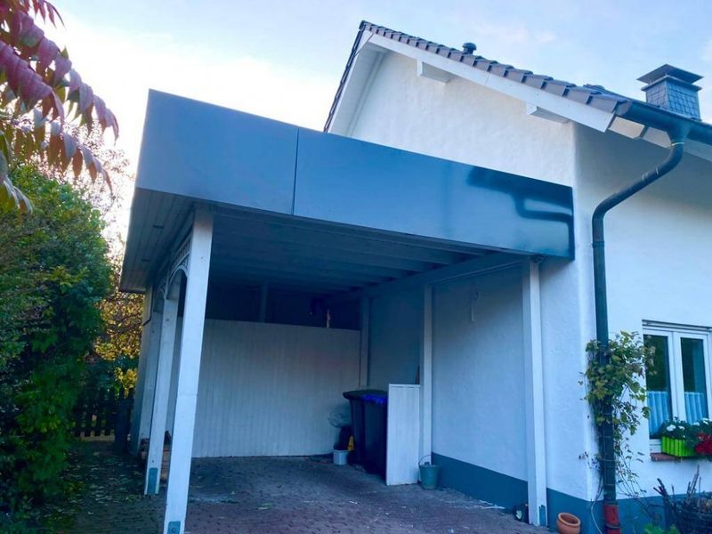 Carportar av aluminium och trä – Bild 1